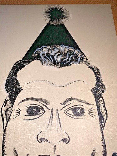 1950's Hand Drawn Caricature RED SKELTON as a Clown by P. K. Watters - Picture 3 of 6