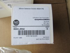Allen Bradley 800H-JRN4 Selector Switch Body 3-Postion 30MMM New  in Box