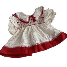 PRICE REDUCED  Vintage 1980s Baby Girls Dress With Diaper Cover