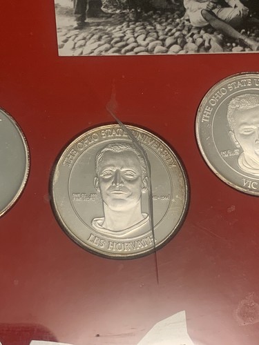 The Ohio State Buckeyes 100 Years of Football 1oz Silver Round Collection 6oz - Picture 10 of 10