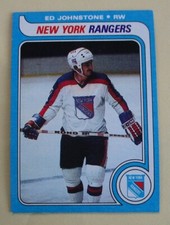 ED JOHNSTONE New York RANGERS 1979-80 TOPPS Hockey 🏒 Card #179