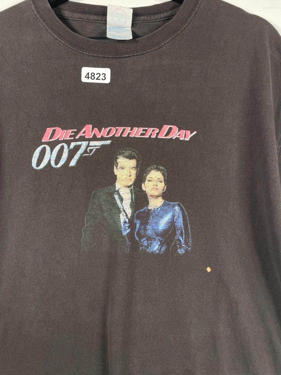 Vtg Delta Men Graphic T-Shirt James Bond Die Another Day Cotton Sz 