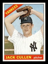 Jack Cullen 1966 Topps #31 New York Yankees VG (ST)
