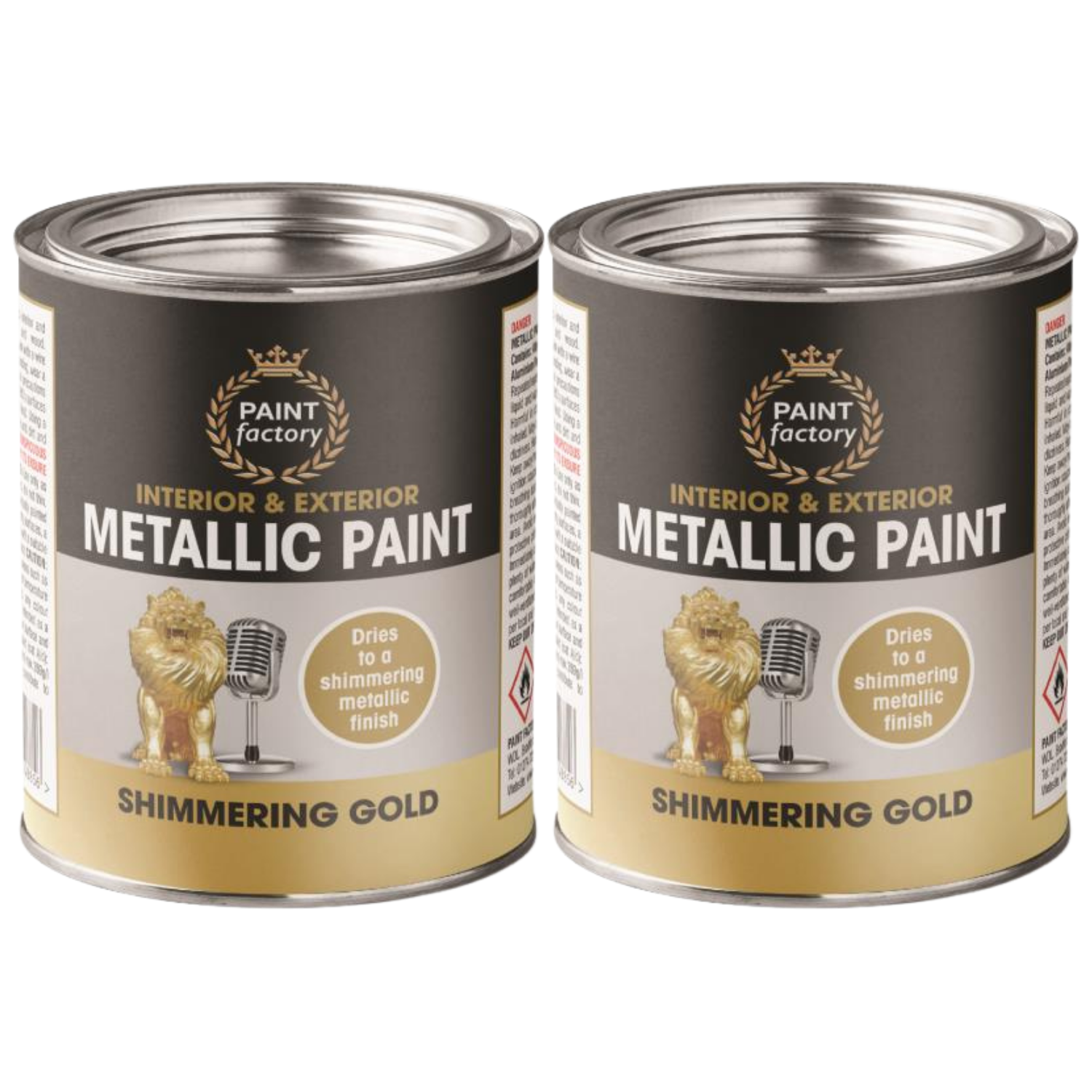 B&Q -  Metallic Gold Paint 300Ml (Tin) - Image 3