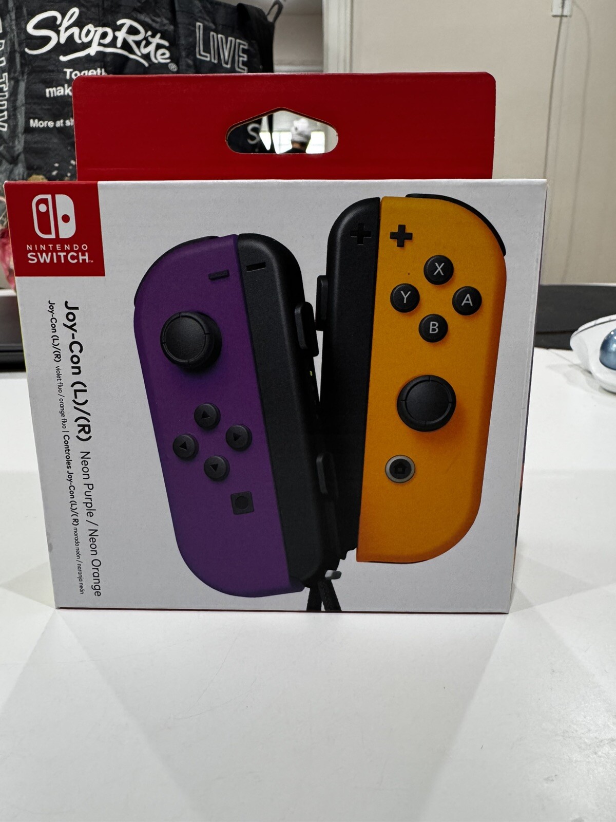 Nintendo Switch Neon Purple Joy-Con w/ Wrist Strap - FACTORY SEALED FREESHIPPING