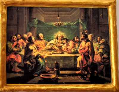 Last Supper Icon Mystikos Deipnos Catholic Religious Monastery Museum Art Plaque