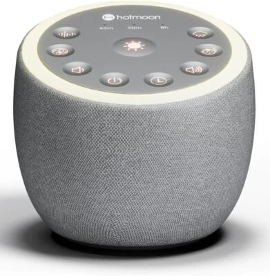 HOTMOON White Noise Sound Machine with 40 Sounds Therapy Rain Fan for Yoga Sleeping Aid