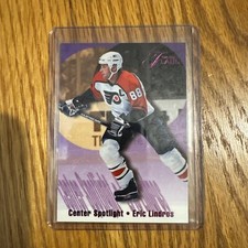 ERIC LINDROS  1994-95  CENTER SPOTLIGHT  Flair  #7 of 10  Philadelphia Flyers