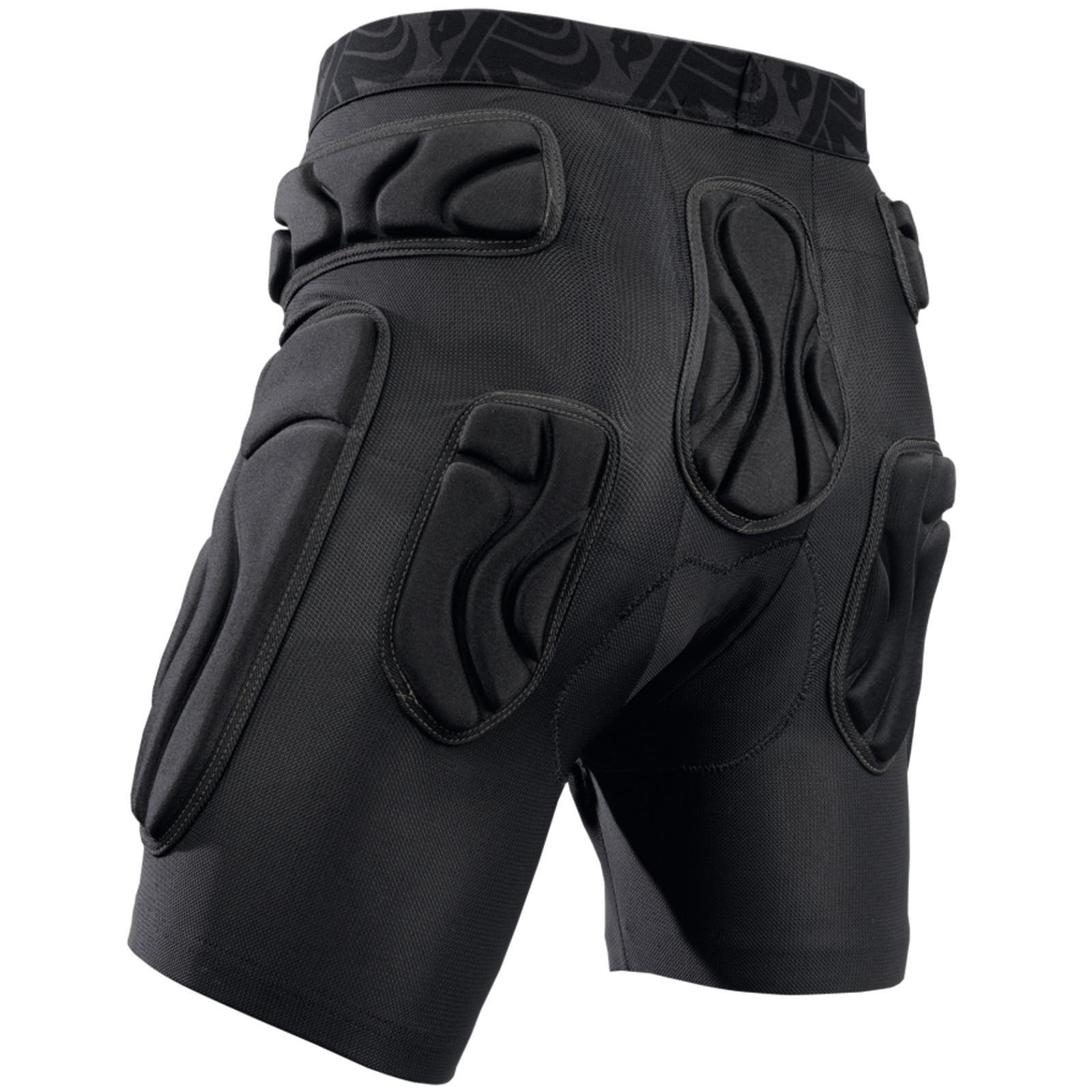 Pantaloncini protettivi Bluegrass Wolverine neri mountain bike downhill freeride foto 2