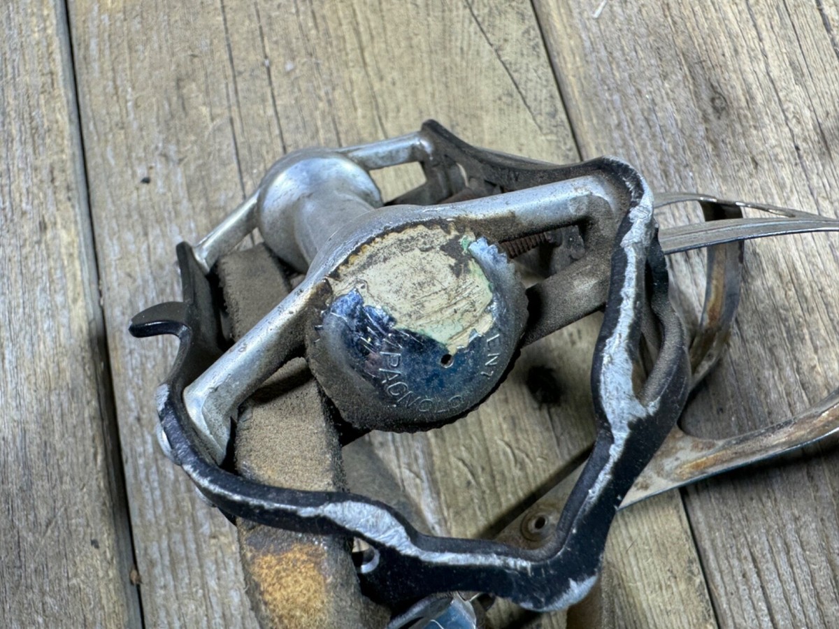 pédales campagnolo pro fit axe titane vélo course vintage