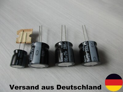 Reparatursatz BMW E60 E61 NAVI CCC Kondensator 1000uF 3300uF 18x20 Reparatur NEU