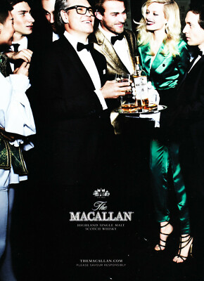 MACALLAN WHISKY AD #3 RARE 2015