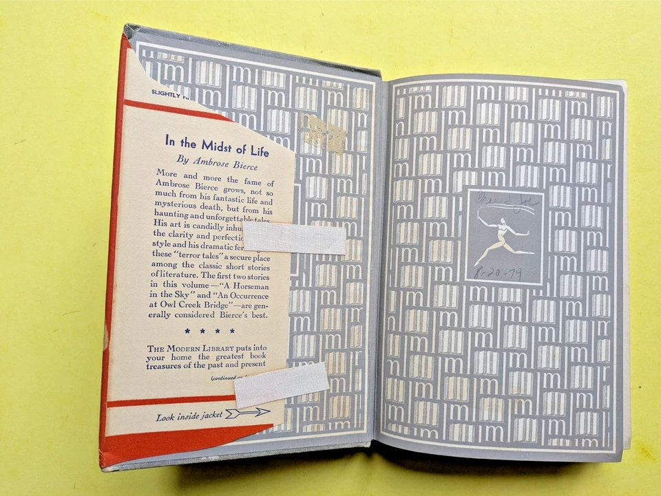 Ambrose Bierce IN THE MIDST OF LIFE - Modern Library Edition, c.1927 HC/DJ VG Foto 3 de 4