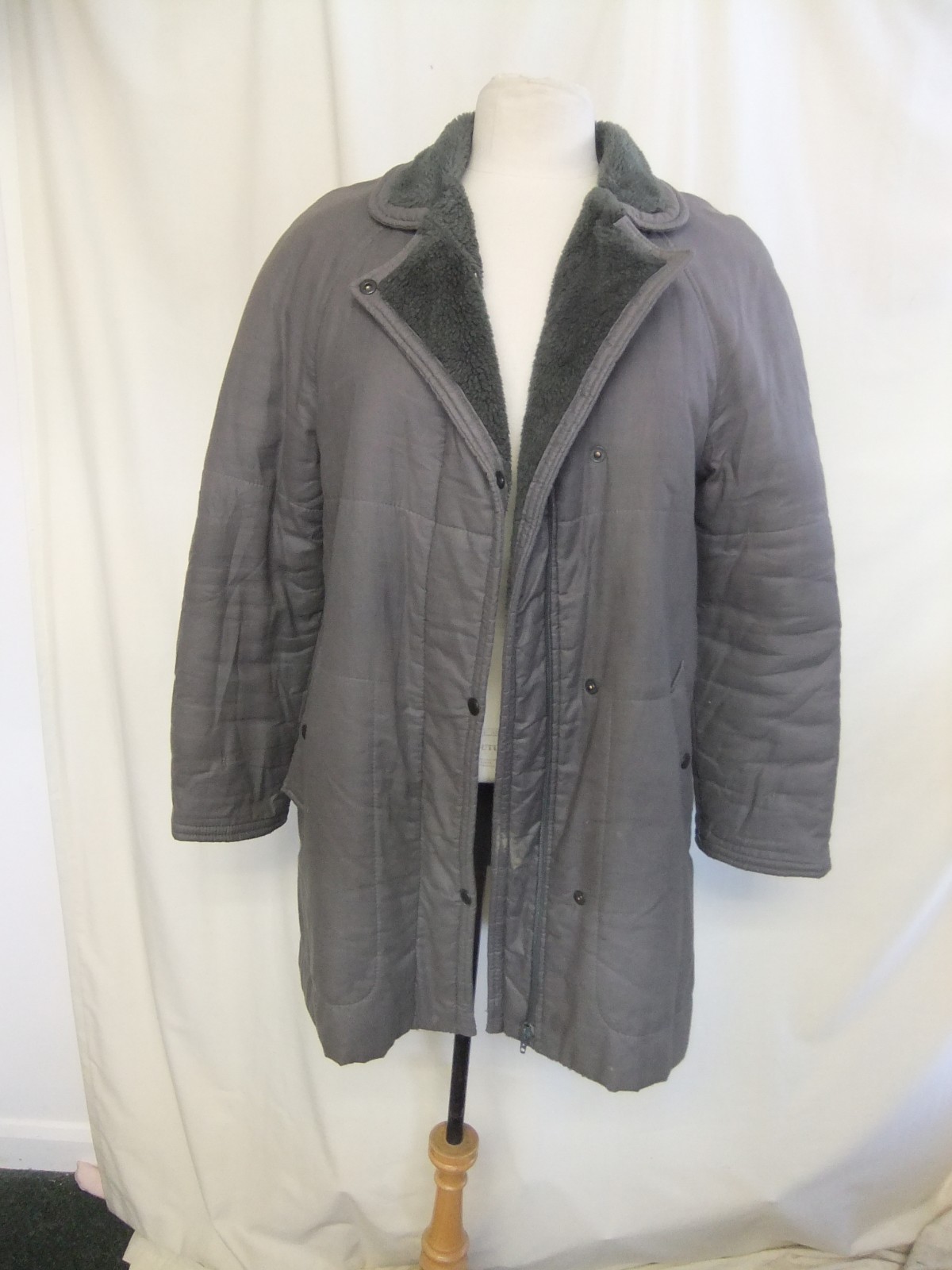 ALTRA Cappotto Donna Rohdi Heintz Dixi Cappotto Taglia S EU 36 grigio e fodera in pelliccia sintetica 0527
