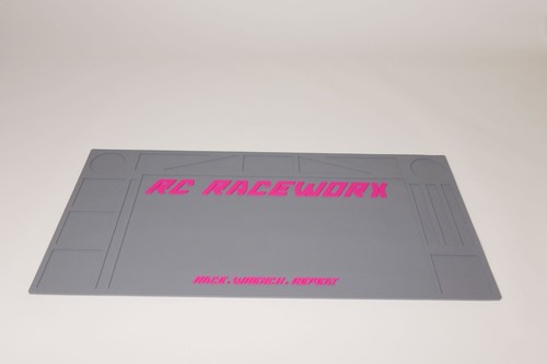 Alfombrilla Pit RC Raceworx Original 18x36 - Gris y Rosa - Imagen 2 de 7