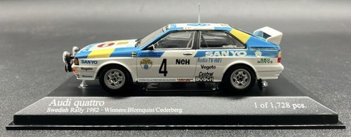 Minichamps 1/43 Audi Quattro Swedish Rally Winners 1982 Blomquist 430821904 - Picture 2 of 4