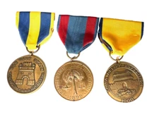 GROUP OF 3 SPANISH AMERICAN WAR MEDALS, 1898, 1899, 1900