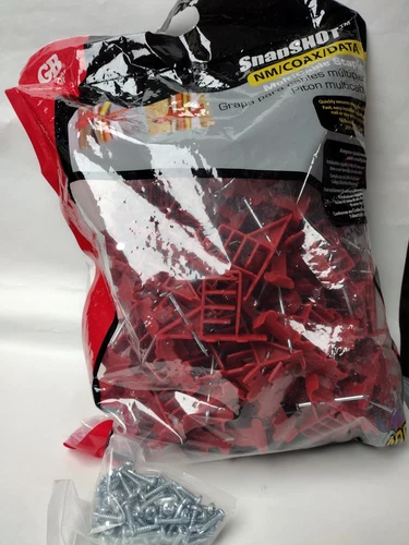 Gardner Bender MCS-100W Multi-Cable Staple NM/COAX/Data Open Package 99 Count