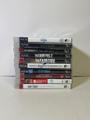PS3 Game Lot of 10 UNTESTED