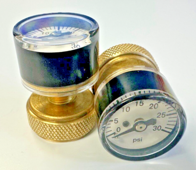 #ad Coleman Lantern Micro Pressure Gauge and Cap Assembly 0 30 Psi Gauge 1quot; Dial $39.99