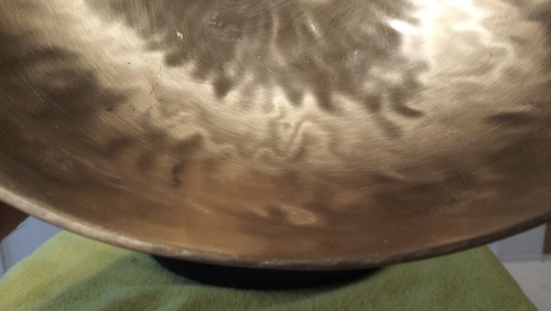 SINGING BOWL11.2" (280 mm.) Note E - 85 Hz, A# - 237 Hz. A-445 Hz. 1975 gr. - Picture 10 of 11