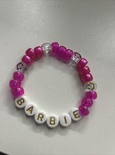 Pink Pony Bead Bracelets