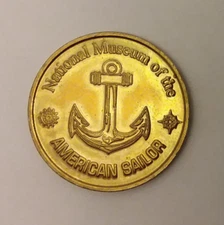 National Museum of The American Sailor Founding Sponsor Token 25mm
