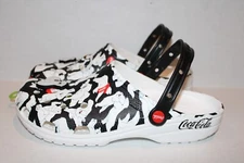 NWT Crocs Coca-Cola Classic Clog Men's Size 13 - NOTE: 2 Missing Jibbitz Charms