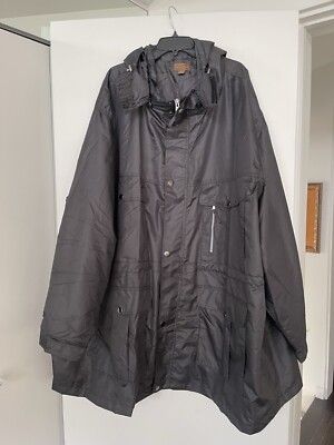 NWT Boulder Creek Trading Company Parks Jacket, Size 8XL Big, Black