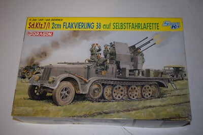Dragon 6525 Sd.Kfz. 7/1 2cm Flakvierling 38 auf Selbstfahrlafet 1:35 NEU mit OVP