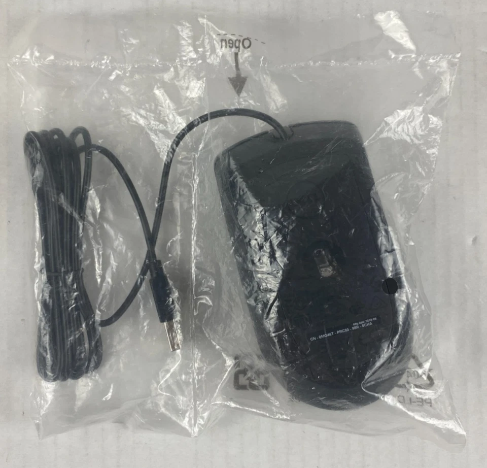 Dell Optical Mouse CN-0MG46T-PRC00 Black USB Scroll Wheel NEW - Image 2 of 3