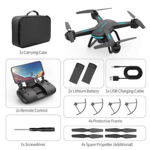 JY03 Drone with 1080P HD Camera for Adults and Kids, FPV RC Quadcopter with LED - Picture 5 of 8