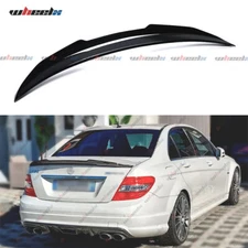 FOR 08-14 MERCEDES BENZ W204 C250 C300 GLOSS BLACK PSM STYLE TRUNK SPOILER WING