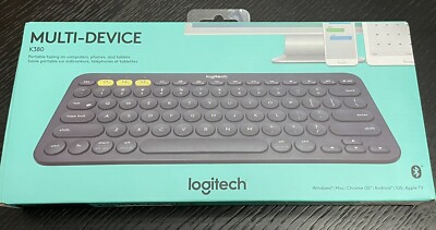 Logitech K380 Bluetooth Keyboard for Mac - Gray, English