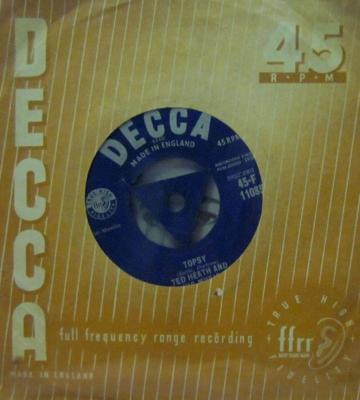 Ted Heath & His Music(7'' Vinyl)Topsy-Decca-45-F 11085-UK-1958-VG/VG