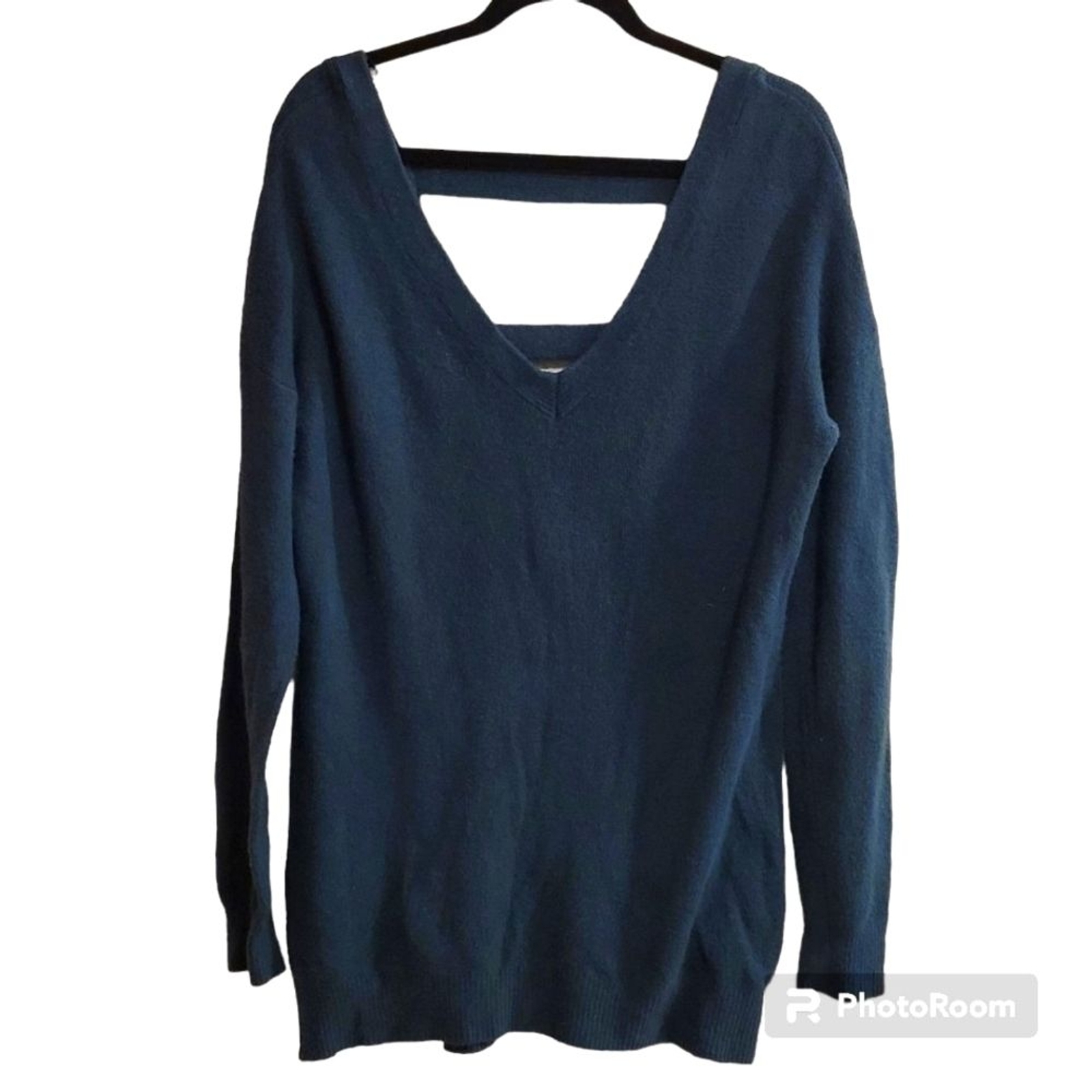 Ruby Moon Soft V-Neck Strappy Back Forest Green P… - image 1