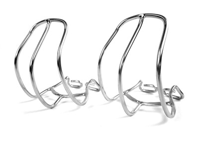 MKS Pedalhaken cage clip half Retro Riemenlos Rennrad Singlespeed Vintage NEU