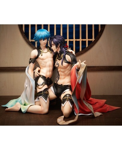 Native BINDing Aoba & Koujaku 1/6 Scale PVC Figure 20cm & 18cm - Picture 4 of 14