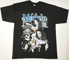 MODELO Especial T-shirt Mexico Cerveza Mexican Beer Streetwear Men's Tee New