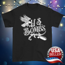 HOT U.S. Bombs rock band LOGO black T-shirt Unisex tee All sizes JM555