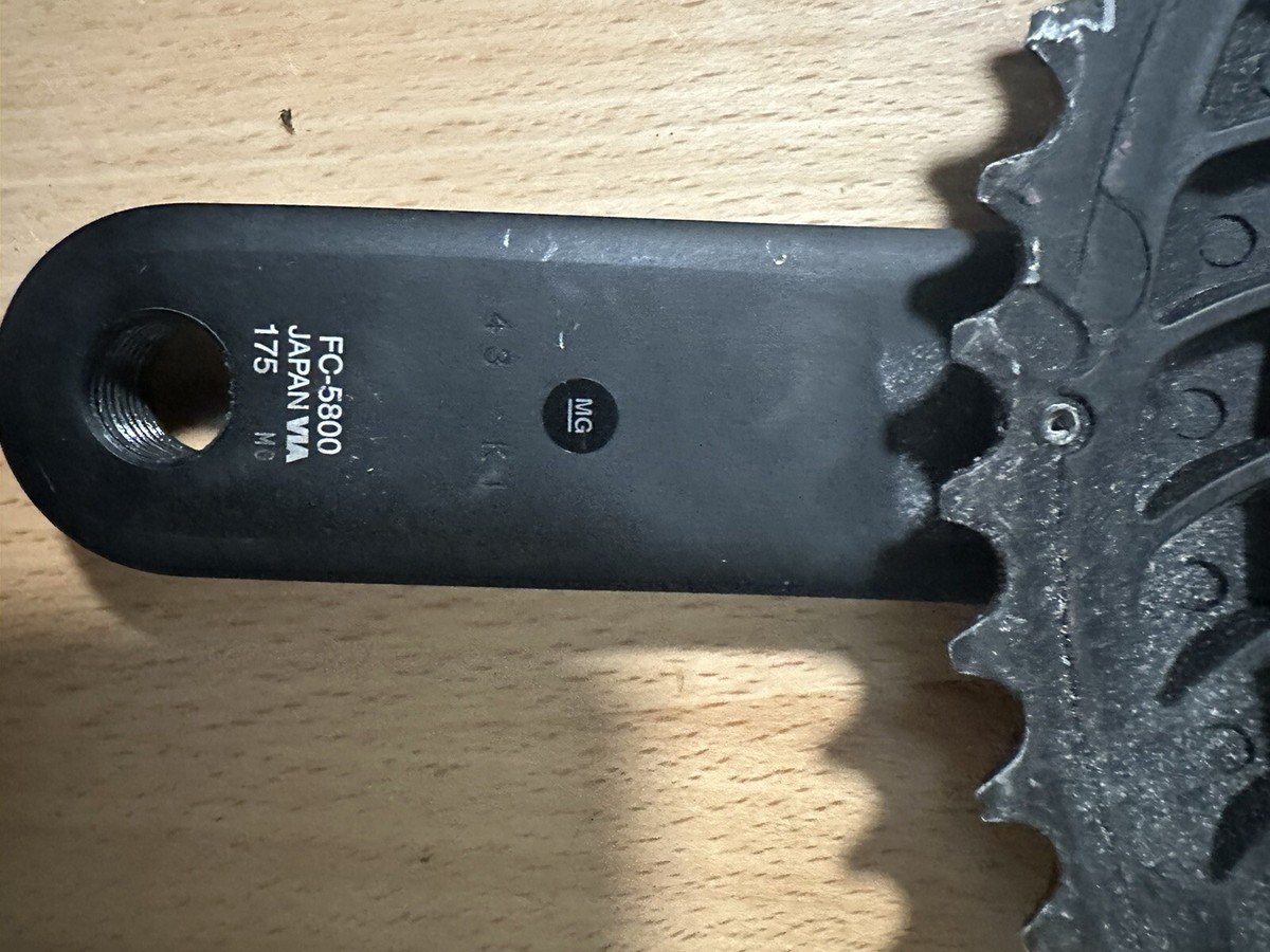SHIMANO 105 5800 Crankset 175mm 52 36t | eBay