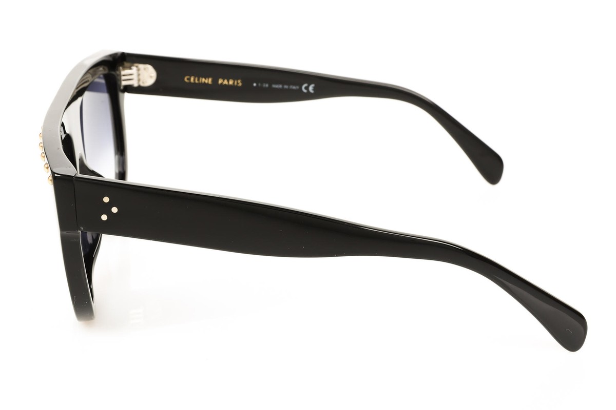Celine 284885 Unisex Embellished Flat Top Aviator Sunglasses | eBay