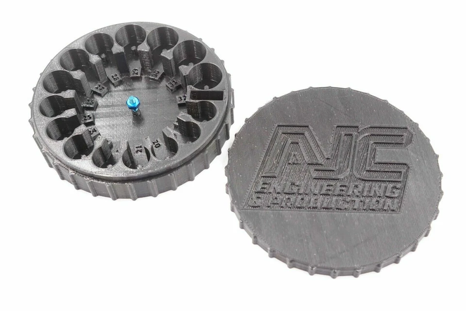 AJC Pinion & Spur Gear Caddy Holder for RC Car 48p 18t-32t 48 Pitch Case (V2) - Image 3 of 4