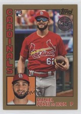 2019 Topps 1984 Baseball Rookies Gold 2/50 Daniel Ponce de Leon #84R-DP 0t2