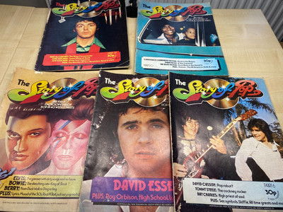 5 x The Story of Pop Magazine Issue 1, 5,6,20,26   Featuring Elvis And Bowie etc
