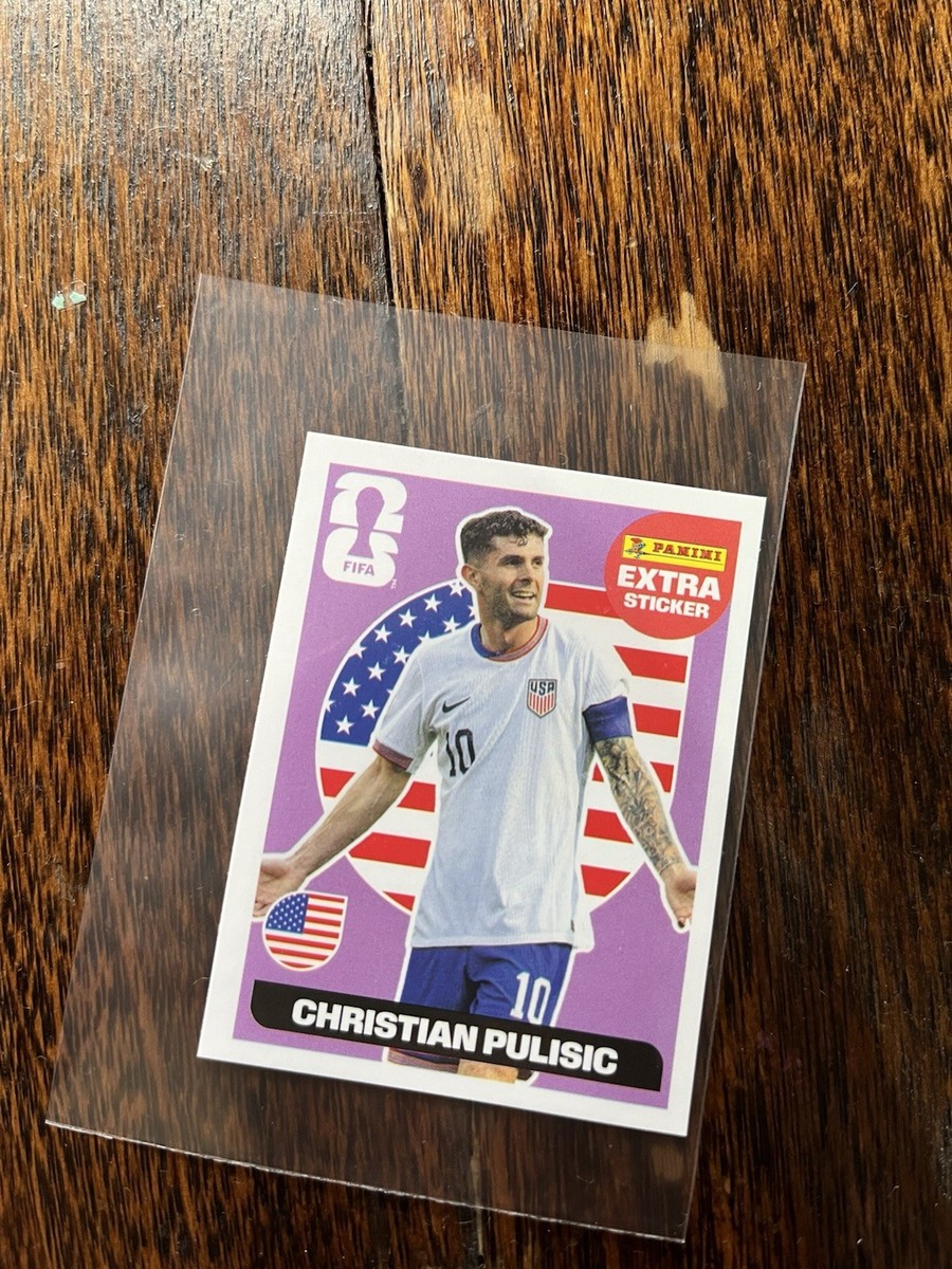 STICKER CHRISTIAN PULISIC EXTRA WORLD CUP 2026 PURPLE | eBay
