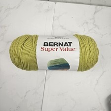 Bernat Super Value Yarn Grass 7 Oz NEW