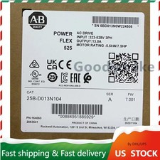 Allen-Bradley PowerFlex 525 AB 25B-D013N104 AC Drive 25BD013N104  US Free Tax