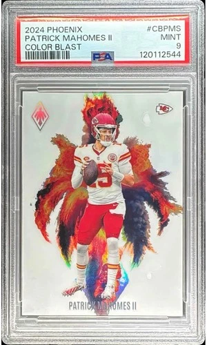 2024 PANINI PHOENIX PATRICK MAHOMES II COLOR BLAST #CB-PMS SSP PSA 9
