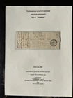 1852 French Cover Postal History Tonneins postmark 25c to pay Lot et Garonne